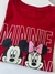 T-shirt Minnie e Mickey cor Vermelho - comprar online