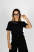 T-shirt O justo viverá pela fé cor Preto - comprar online