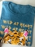 T-shirt Tigre Cor Azul jeans - comprar online