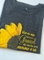 T-shirt Girassol cor Preto - comprar online