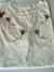 T-shirt Abelhas bordadas Cor Off white
