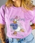 T-shirt Pata Margarida cor lilás - comprar online