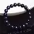 Pulseira de contas de arenito azul natural artesanal - loja online