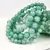 Pulseira de Contas de Aventurina Verde Natural -T - 19 cm x 10 mm