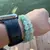 Pulseira de Contas de Aventurina Verde Natural -T - 19 cm x 10 mm - Ouver Shop