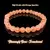 Pulseira de Citrino Natural Elegante de 86mm - Simboliza Riqueza, Abundância e Boa Sorte ,T- 20cm x 0,6 mm na internet