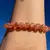 Pulseira de Citrino Natural Elegante de 86mm - Simboliza Riqueza, Abundância e Boa Sorte ,T- 20cm x 0,6 mm - comprar online