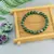 Pulseira Elegante de Pedras Naturais com Tons Vibrantes de Verde, Roxo e Rosa 19cm x 8 mm - Ouver Shop