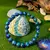 Pulseira de Contas de Lápis-Lazúli Fênix Boêmia 1pc - T - 20 cm x 0,8 mm
