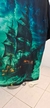 Camiseta Navio Pirata - TAMANHO XL-COR PREDOMINANTE VERDE - comprar online