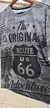 Camiseta Masculina Route 66 tamanho- XXL -CINZA - Ouver Shop