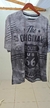 Camiseta Masculina Route 66 tamanho- XXL -CINZA - loja online