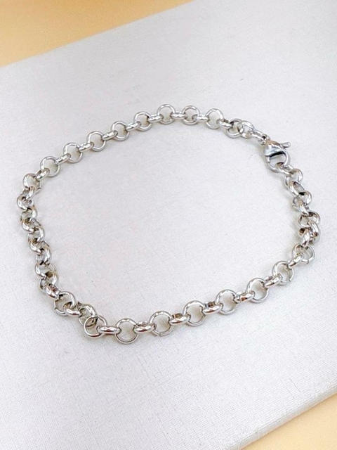 Pulseira Elo Português no Aço