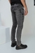 Calça Slim Jeans Básica Cinza Marmorizada - Omahha Jeans Atacado