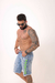 Bermuda Jeans Destroyed Clara Estampada - Omahha Jeans Atacado