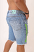 Bermuda Jeans Destroyed Clara Estampada