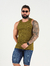 Camiseta Regata Americana Verde - Omahha Jeans Atacado