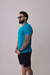 Camiseta Básica Masculina Azul - Omahha Jeans Atacado