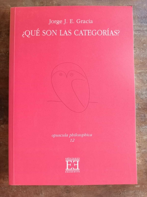 Qué son las categorías. Jorge Gracia - comprar online