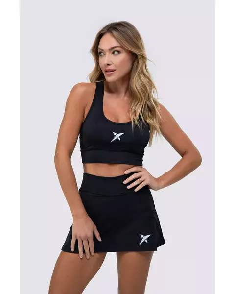 Short saia DROP SHOT ENJOY 1.0 - Preto