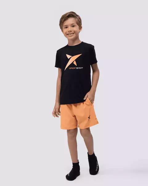 Short infantil DROP SHOT KIDS - Laranja