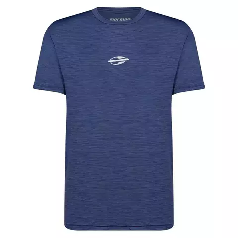 CAMISETA MASCULINA MANGA CURTA MESCLA BEACH SPORTS MORMAII 2785 AZUL