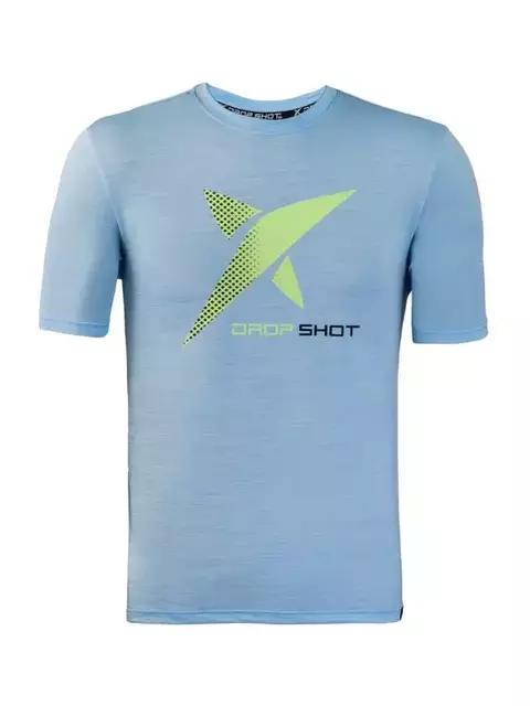 Camiseta infantil DROP SHOT GAME - Azul Claro