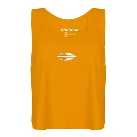 REGATA FEMININA CROPPED BEACH SPORTS MORMAII 2776 LARANJA