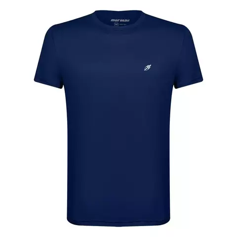 CAMISETA MASCULINA MANGA CURTA BASICA BEACH SPORTS MORMAII 2790 AZUL MARINHO