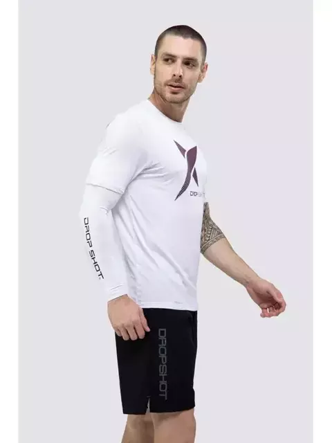 Manguito DROP SHOT 1.0 BRANCO - Direito