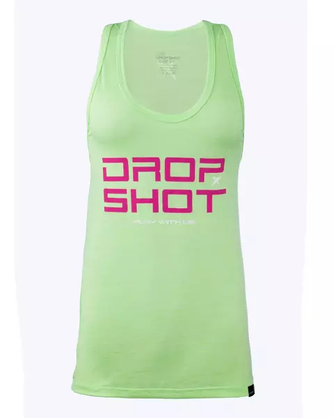 Regata feminina DROP SHOT ENJOY 3.0 - Verde Claro