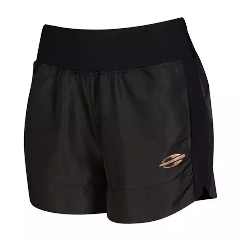 SHORT FEMININA LINHA SAMANTHA BARIJAN BEACH TENNIS MORMAII 2025 PRETO