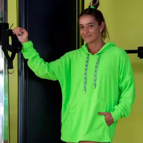 Blusao Esponja - Verde Neon