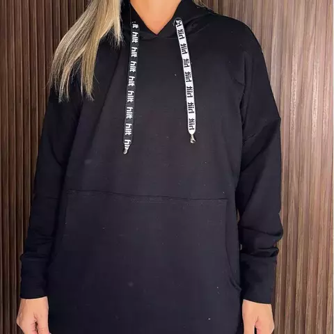 Blusao Moletinho - Preto