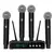 Sistema de Microfone sem fio Lavalier, 4 Canais, Portátil, Headset - comprar online