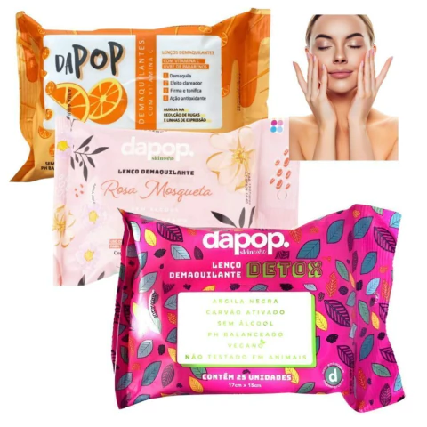 LENÇO DEMAQUILANTE DAPOP - comprar online