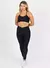 Conjunto Micro Canelado Legging Wonder + Top Sofia Preto - comprar online