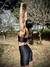 Conjunto Micro Canelado Shorts Wonder + Top Estrela Preto na internet