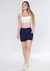 Shorts Bolso Blackout Marinho - KAPFIT Moda Fitness