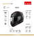 Casco Para Moto Integral Rookie Ff352 Negro Mate Matt Black Talle L - KTM - CAN AM Palermo