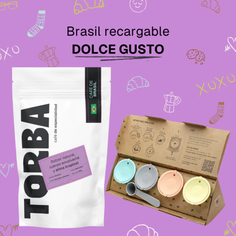 Pack Brasil recargable Dolce gusto - comprar online