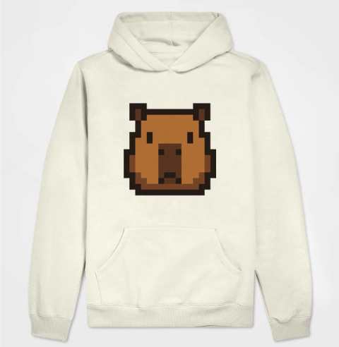 Capivara Pixel Moletom Slim - comprar online