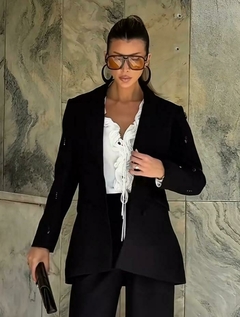 Blazer Alfaitaria com Bordados Ton Âge - casaco - Nory Boutique