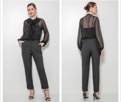 Camisa com babados, manga longa, Ton Âge - Nory Boutique