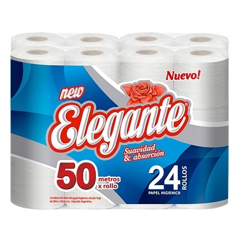 Papel Higienico 24 U de 50 Mts - Elegante - comprar online