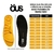 TENIS ÖUS IMIGRANTE CINZA REFLEX ESMERALDA ESSENCIAL - roupaemarca