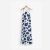 Vestido Longo Noronha Azul Floral Off White -A.M.O. - ALBAZAR | Moda Executiva Feminina