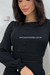 Vestido Patricia Preto em Viscose e com bolsos - Lançamento - comprar online