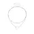 Conjunto de colar Cristal zircão coração estrela charme em camadas - loja online