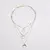Conjunto de colar Cristal zircão coração estrela charme em camadas na internet